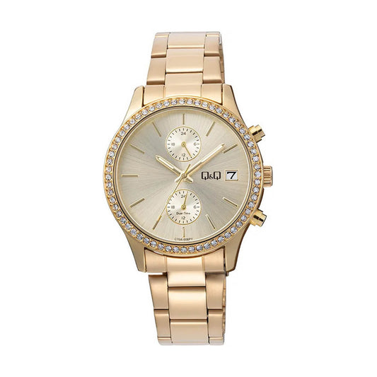 Ceas de damă Q&Q Dual-Time C70A-006PY
