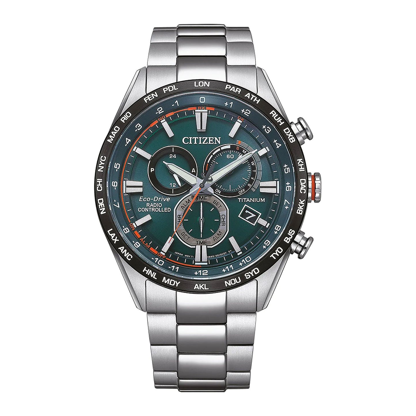 Ceas bărbătesc Citizen Titan Navigator Eco-Drive Chronograph CB5946-82X