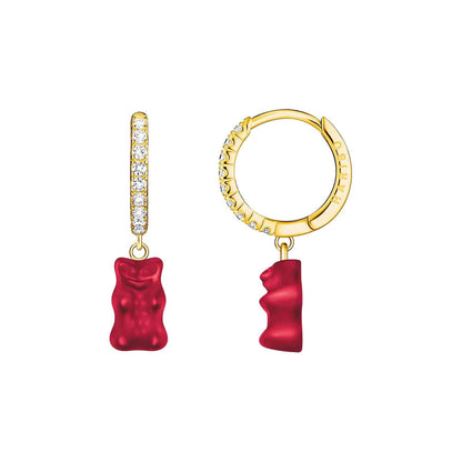Cercei Thomas Sabo Goldbears x HARIBO Red Goldbear (single) CR726-414-10