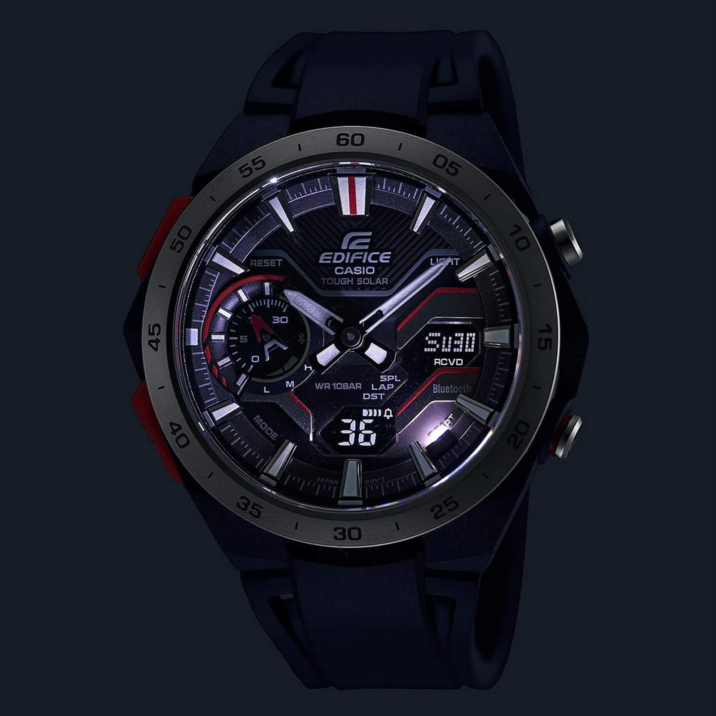 Ceas bărbătesc Casio Edifice Solar Bluetooth ECB-2200P-1AEF