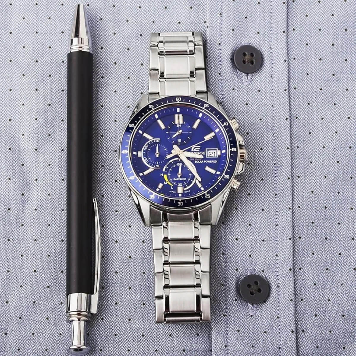 Ceas bărbătesc Casio Edifice Solar Sapphire EFS-S510D-2AVUEF