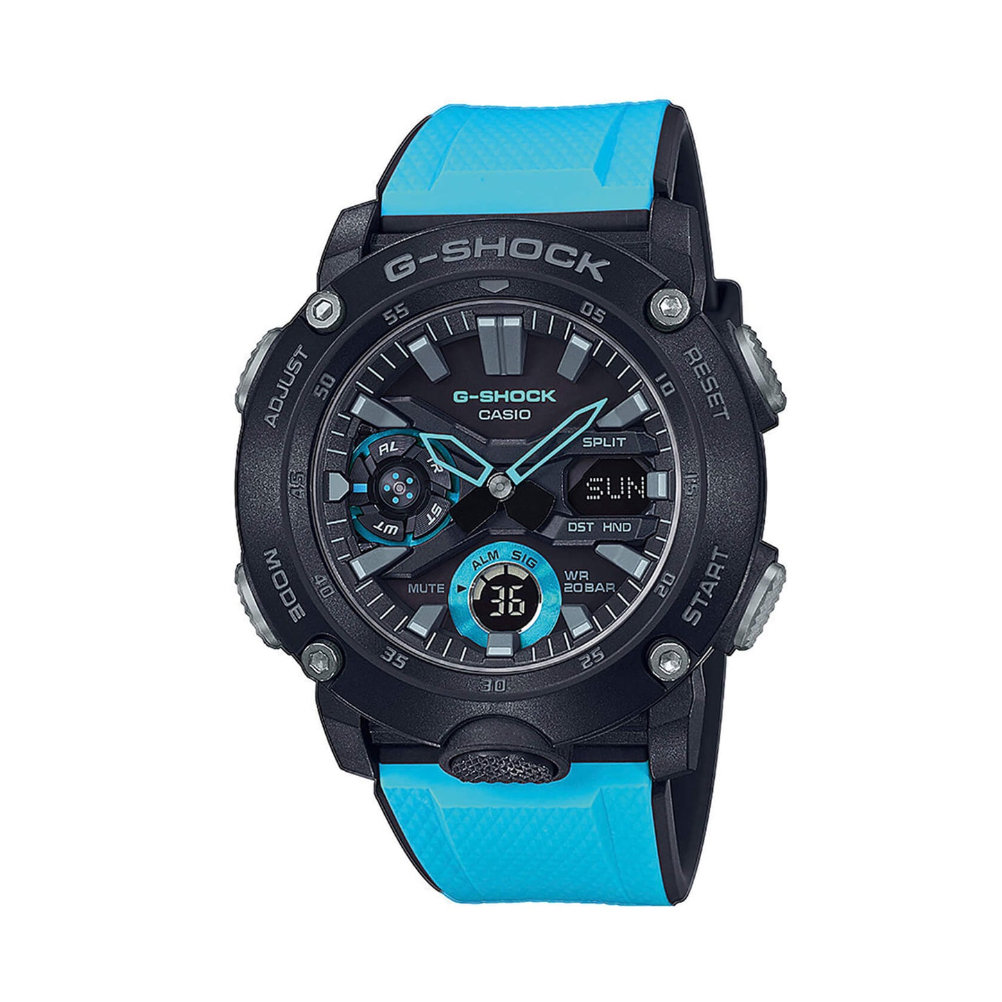 Ceas bărbătesc Casio G-Shock Carbon Core Guard Limited GA-2000-1A2ER