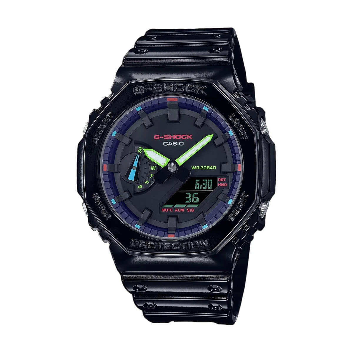 Ceas bărbătesc Casio G-Shock RGB Series GA-2100RGB-1AER