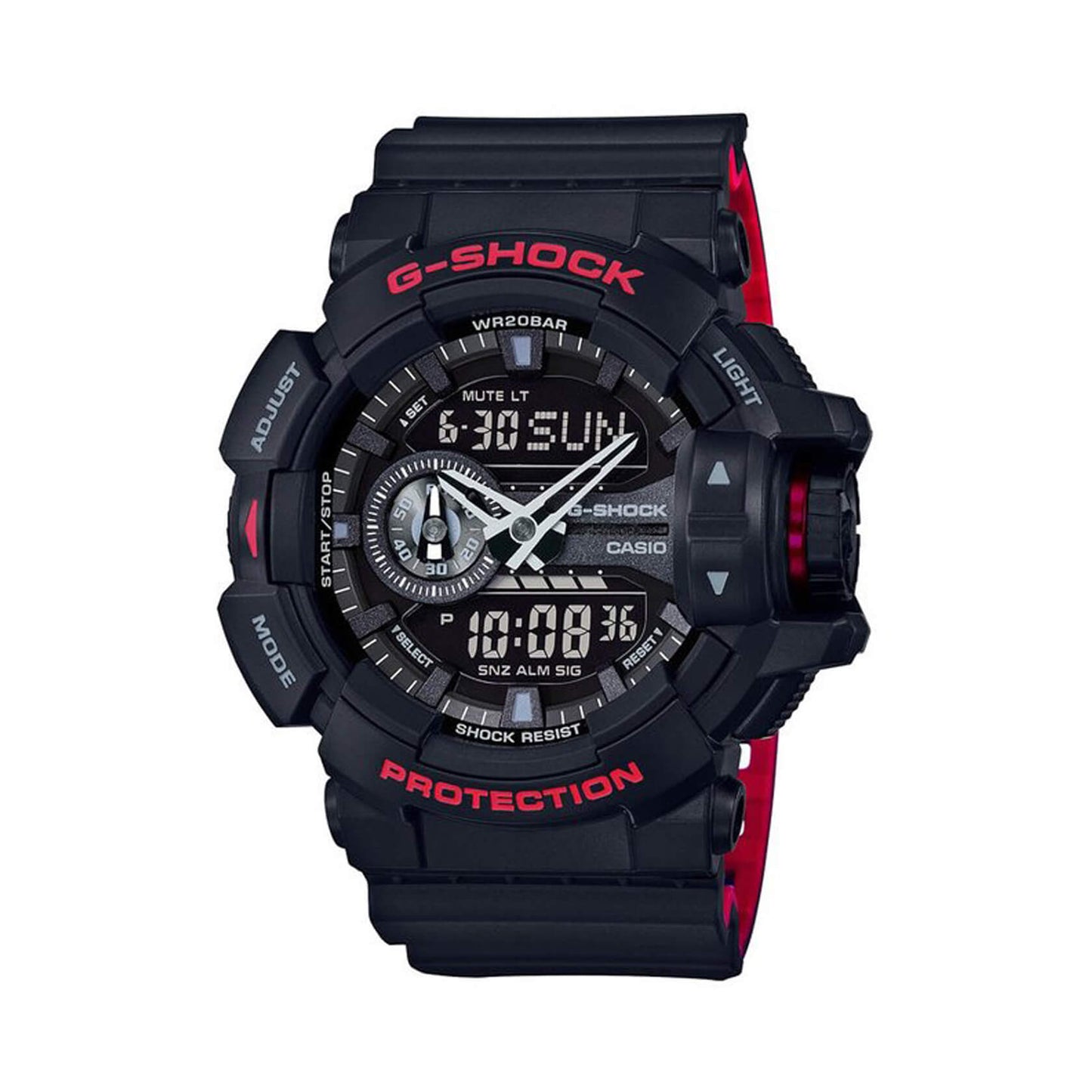 Ceas bărbătesc Casio G-Shock Red Glow GA-400HR-1AER