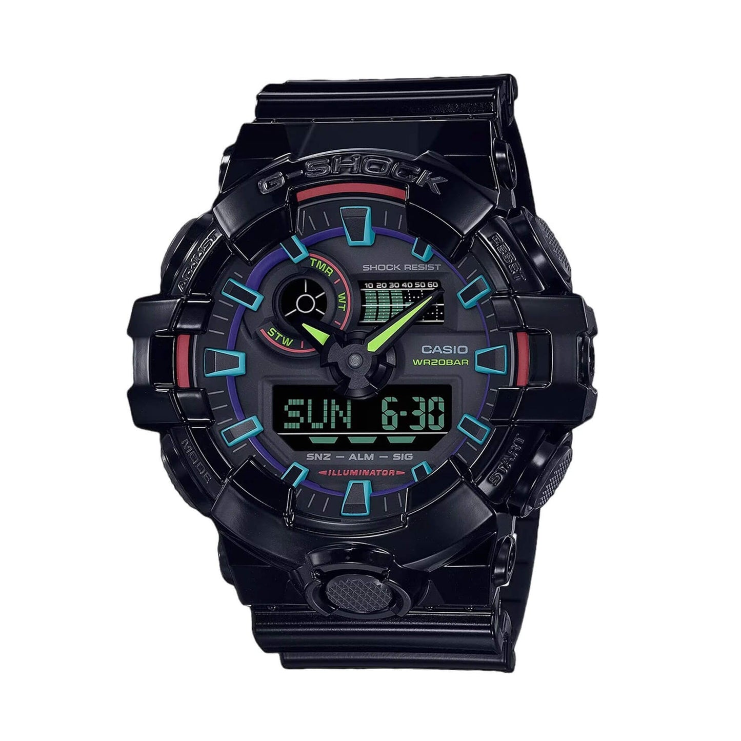 Ceas bărbătesc Casio G-Shock RGB Series GA-700RGB-1AER