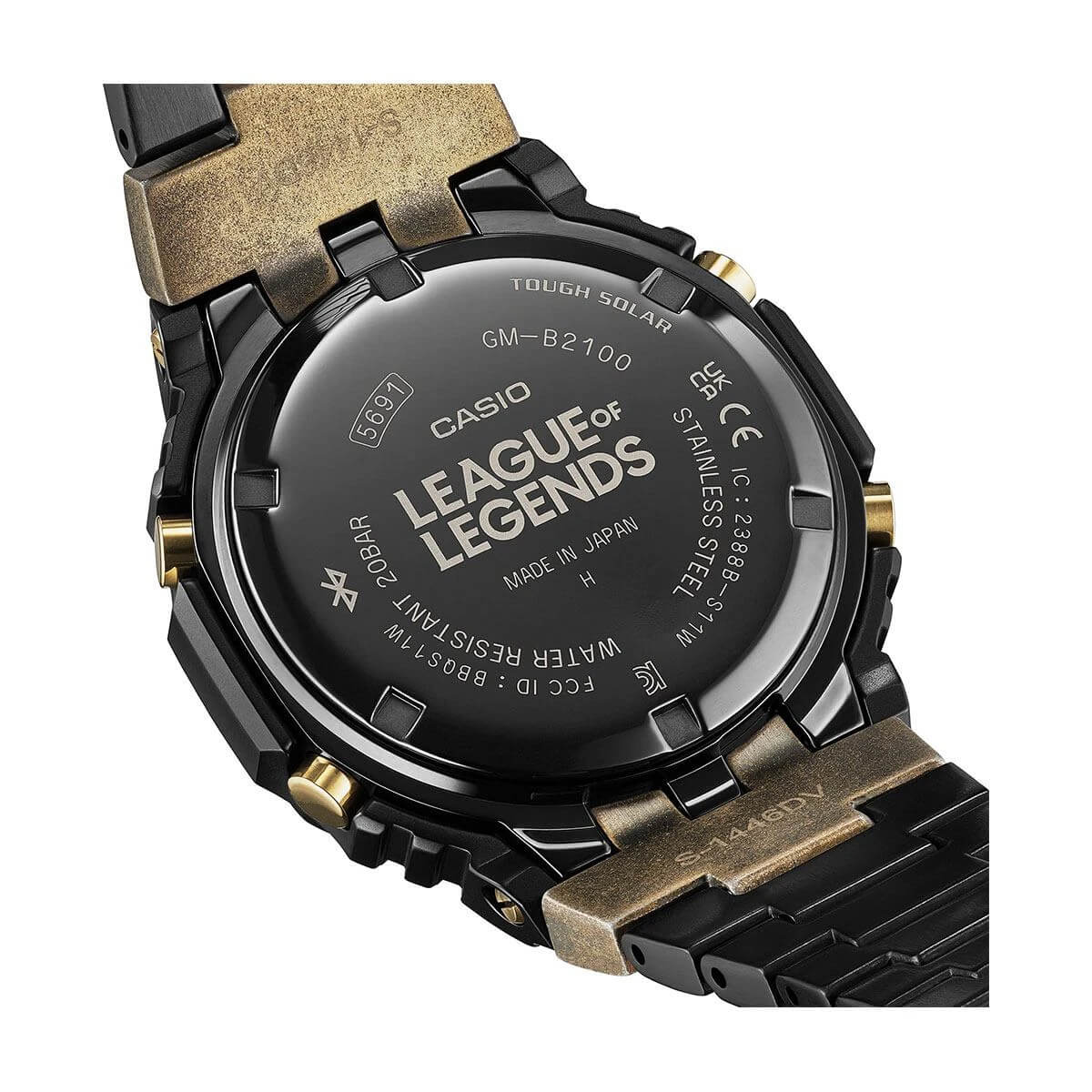 Ceas bărbătesc G-Shock Solar Bluetooth League Of Legends Ediție Limitată GM-B2100LL-1AER