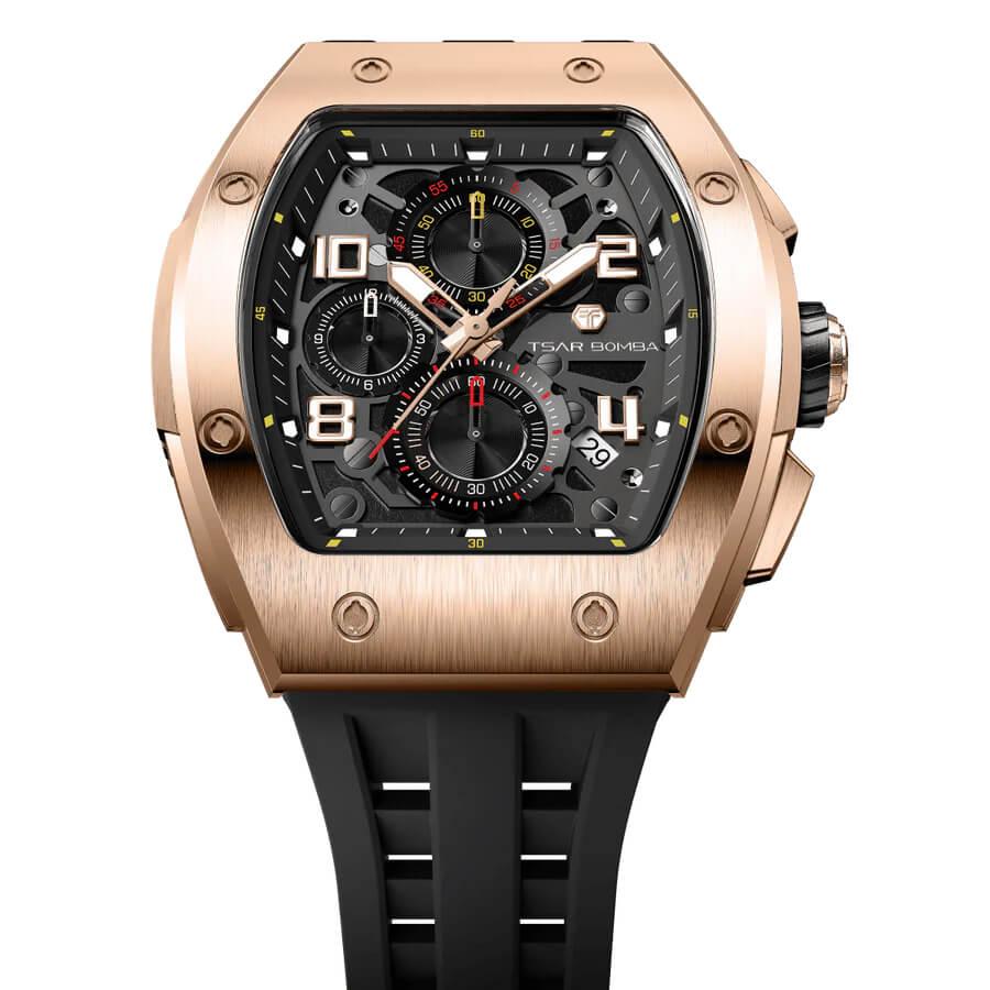 Ceas bărbătesc TSAR BOMBA Gold Legacy GTGB82Q24