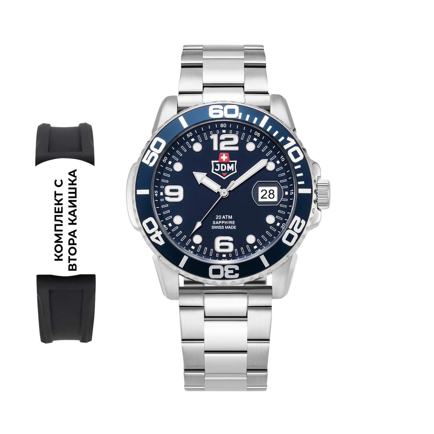 Ceas bărbătesc JDM Military Sapphire Mike JDM-WG020-03