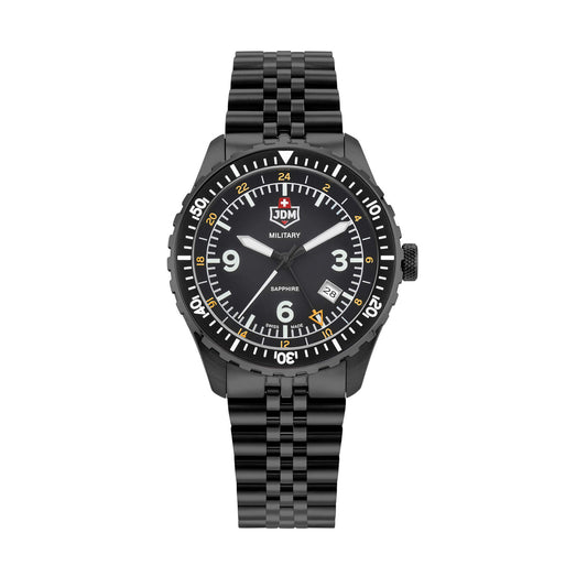 Ceas bărbătesc JDM Military Sapphire Wingman GMT JDM-WG028-01