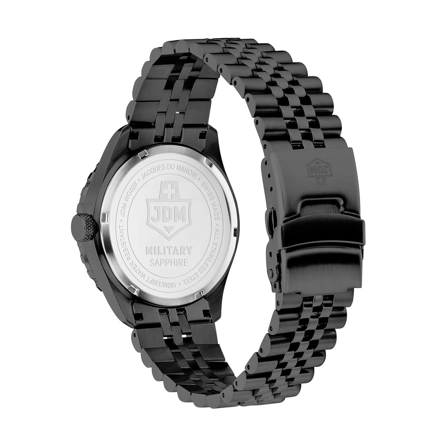 Ceas bărbătesc JDM Military Sapphire Wingman GMT JDM-WG028-01