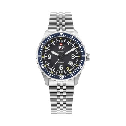 Ceas bărbătesc JDM Military Sapphire Wingman GMT JDM-WG028-04