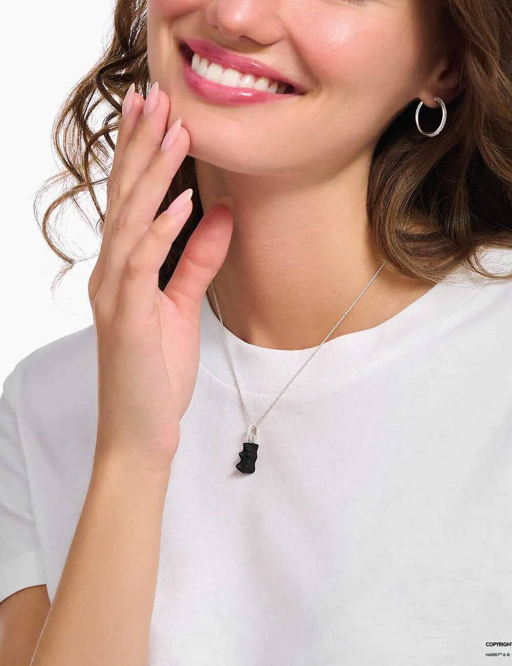 Colier Thomas Sabo Haribo Black Gold Bear KE2209-052-11-L45V