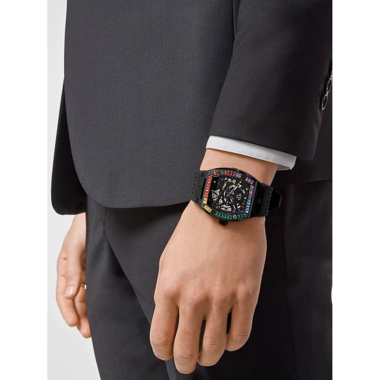 Ceas bărbătesc Philipp Plein The Skeleton Automatic PWBAA0621