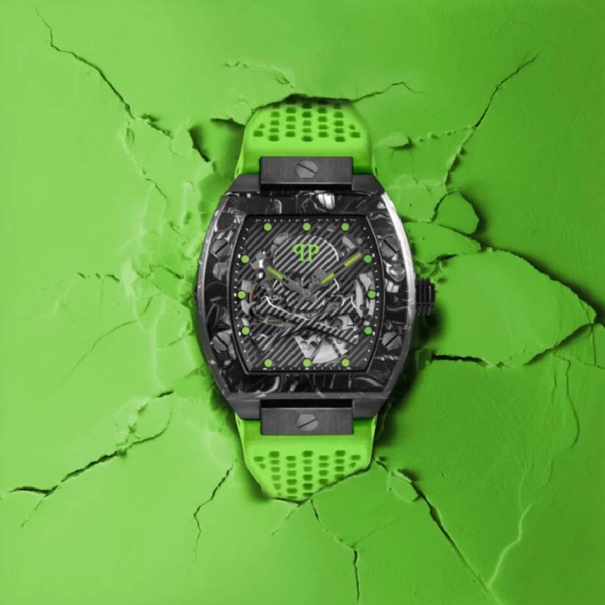 Ceas bărbătesc Philipp Plein The Skeleton Automatic PWBAA1022