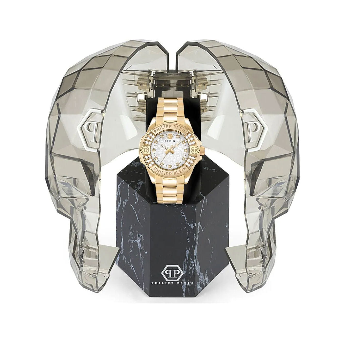 Ceas de damă Philipp Plein Gold Majesty PWOFA0725