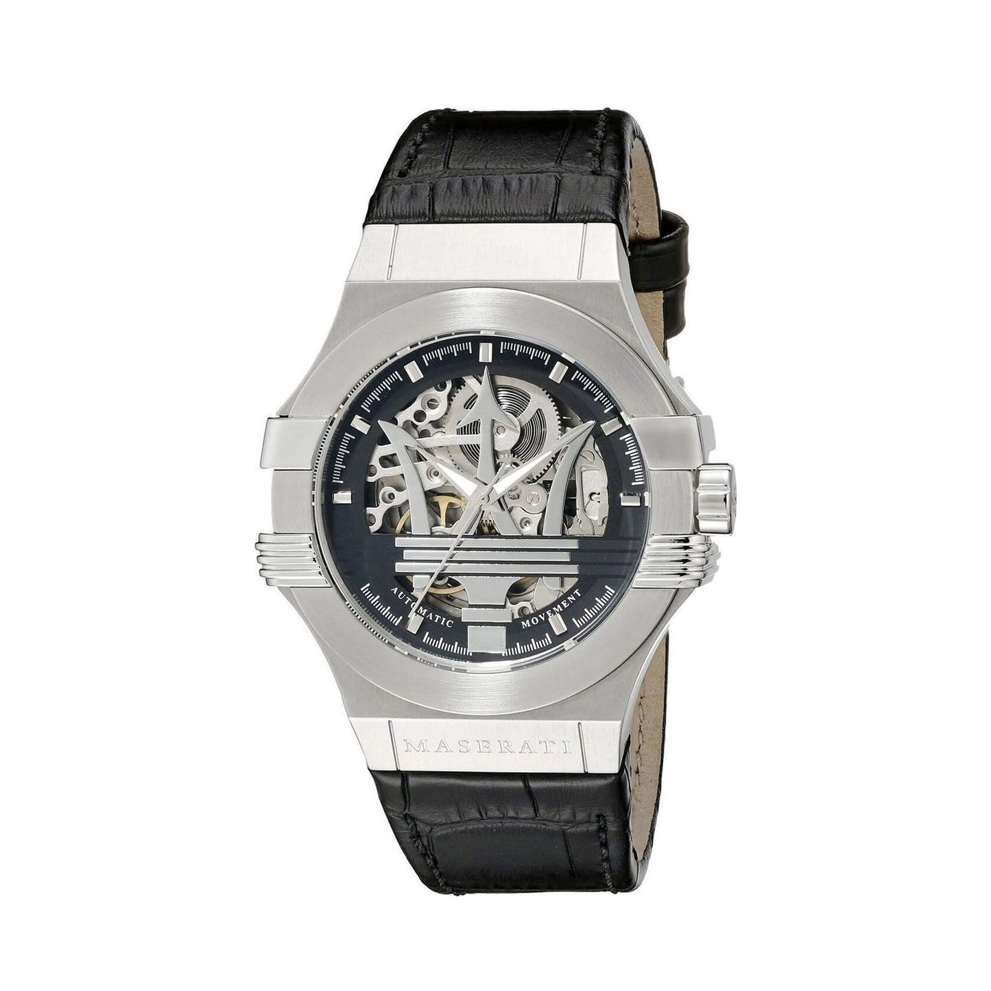 Ceas bărbătesc Maserati Potenza Automatic Silver Skeleton