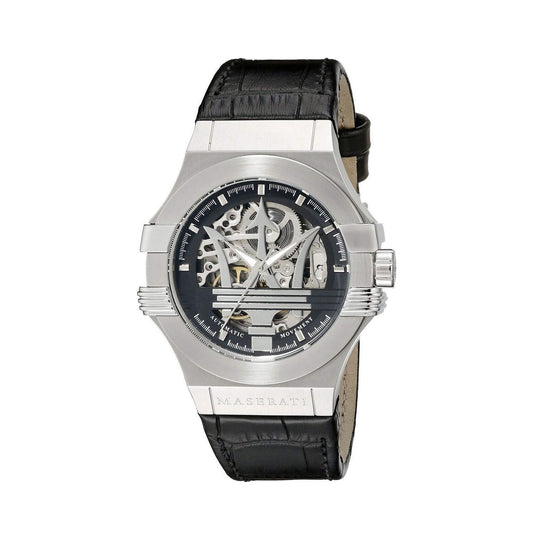 Ceas bărbătesc Maserati Potenza Automatic Silver Skeleton
