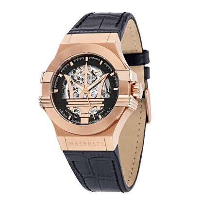 Ceas bărbătesc Maserati Potenza Automatic Gold Skeleton
