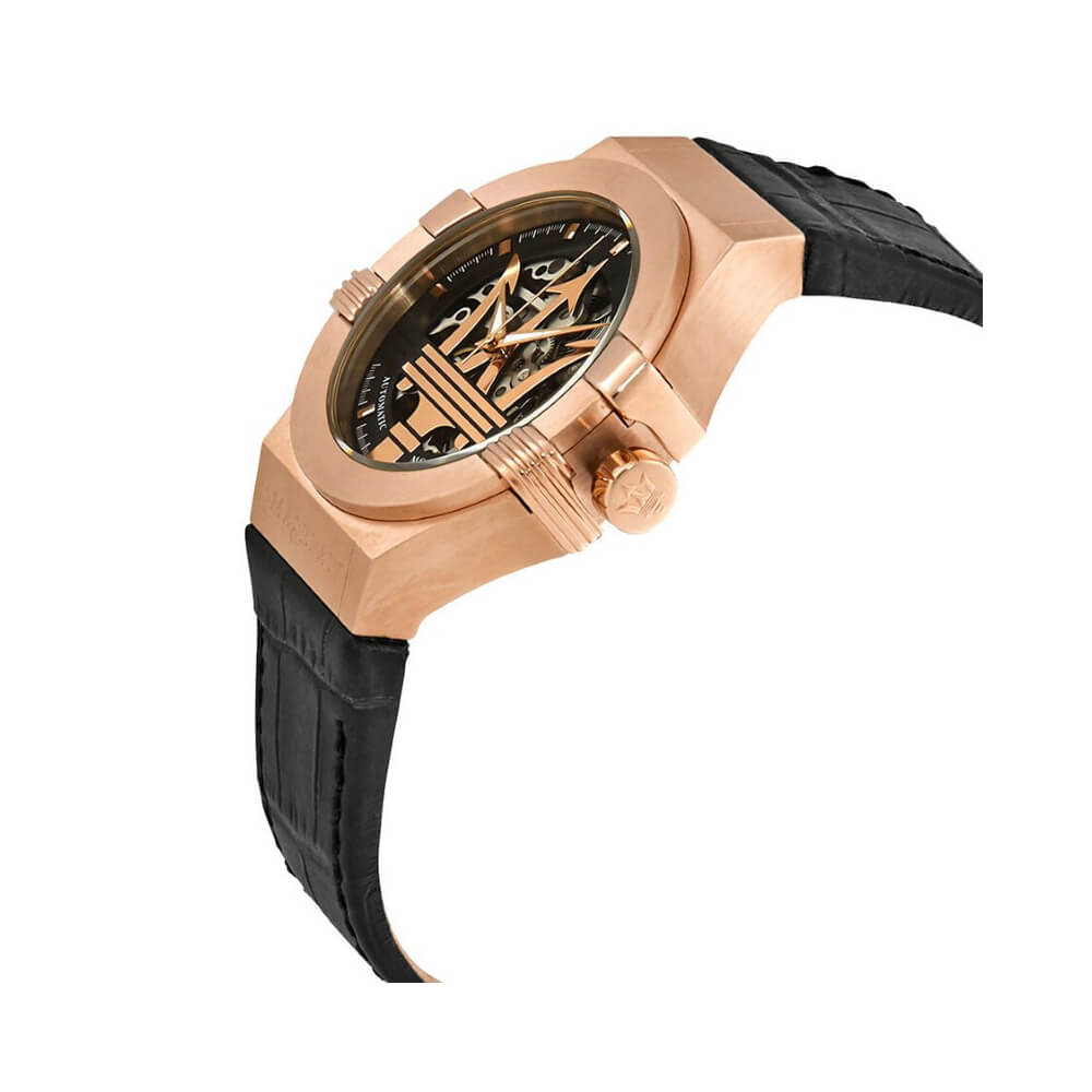 Ceas bărbătesc Maserati Potenza Automatic Gold Skeleton