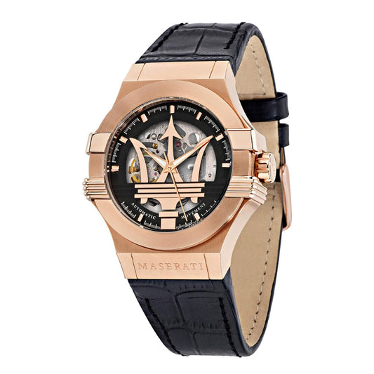 Ceas bărbătesc Maserati Potenza Automatic Rose Gold Skeleton