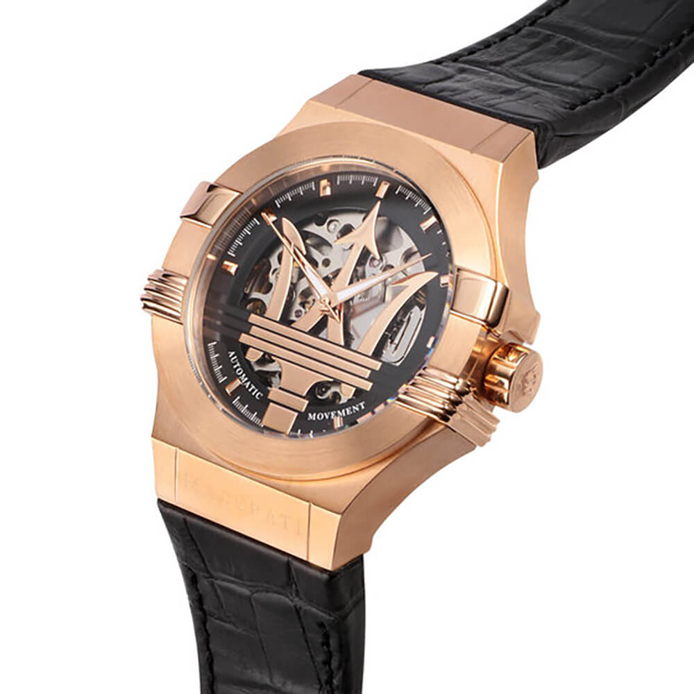 Ceas bărbătesc Maserati Potenza Automatic Rose Gold Skeleton