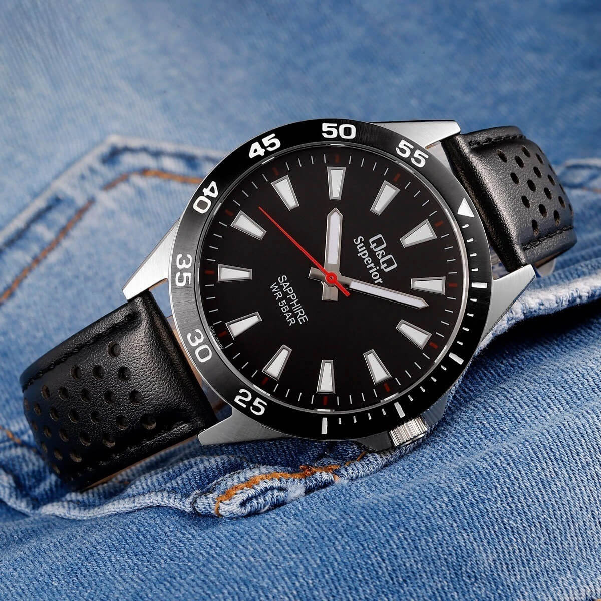 Ceas bărbătesc Q&Q Superior Sapphire S08A-004PY