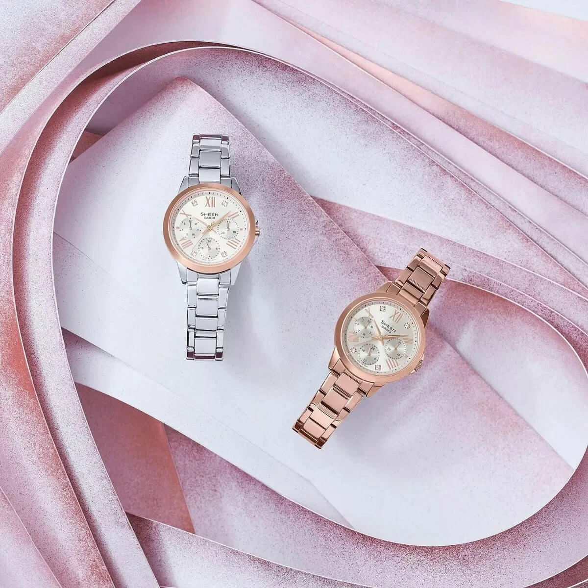 Ceas de damă Casio Sheen SHE-3516PG-9AUEF