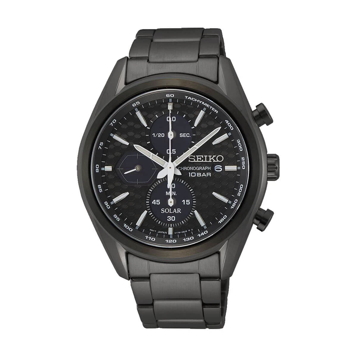 Ceas de bărbați Seiko Automatic Solar Chrono Macchina Sportiva SSC773P1