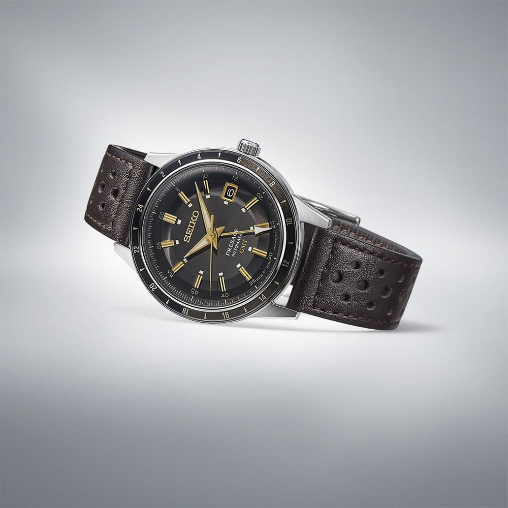 Ceas bărbătesc Seiko Presage GMT Automatic SSK013J1