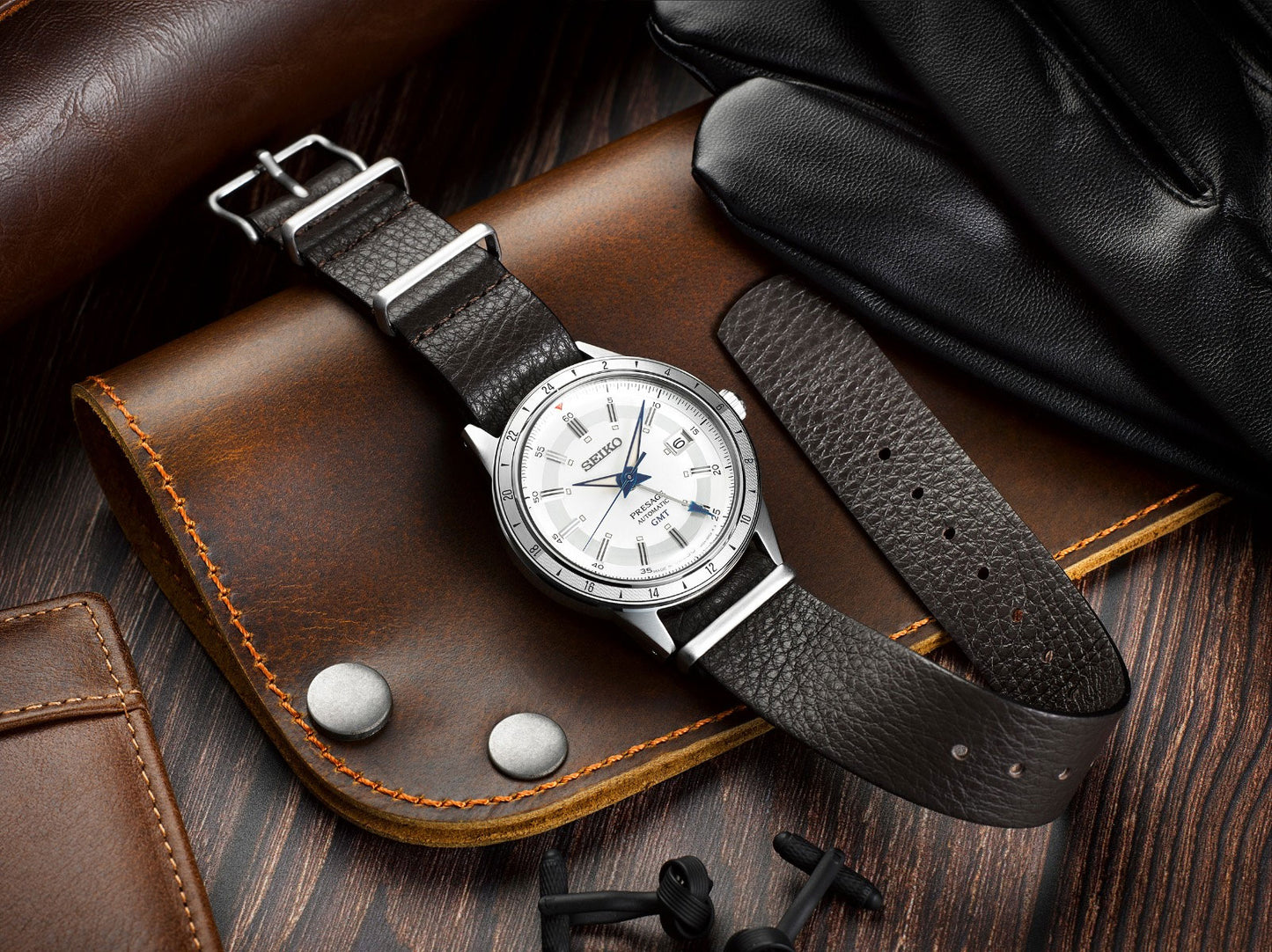 Ceas bărbătesc Seiko 5 Laurel GMT Limited Sport SNXS Series Automatic SSK015J1