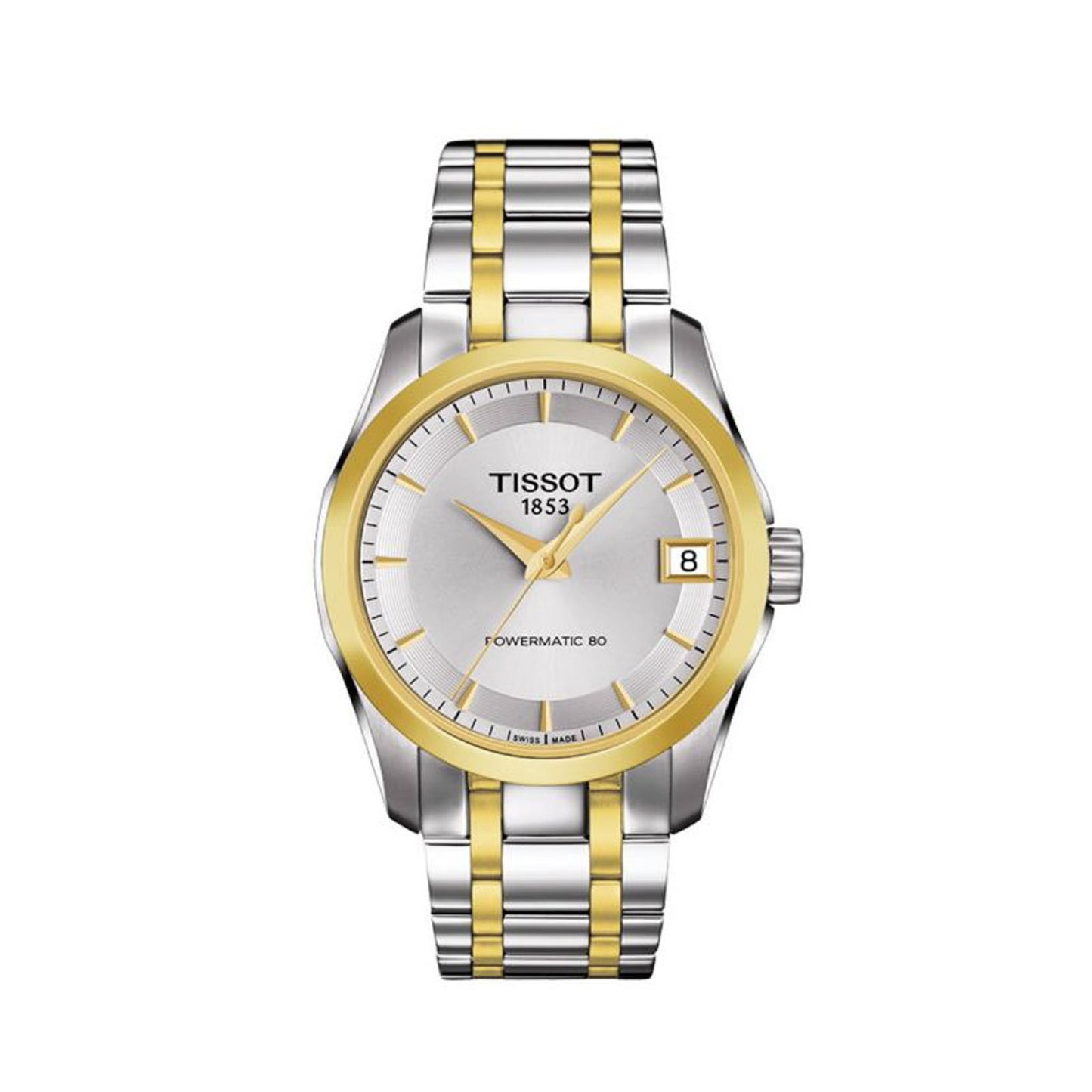 Ceas de damă Tissot Couturier Powermatic 80 Automatic pentru femei T035.207.22.031.00