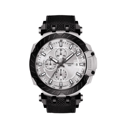 Ceas bărbătesc Tissot T-Race MotoGP Chronograph Automatic cu cadran argintiu T115.427.27.031.00