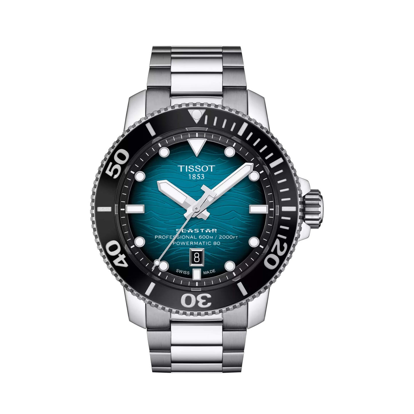 Ceas bărbătesc Tissot Seastar 2000 Professional Automatic Powermatic 80 T120.607.11.041.00