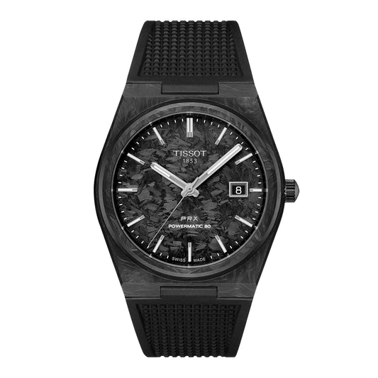Ceas bărbătesc Tissot PRX Carbon Powermatic 80 T137.907.97.201.00