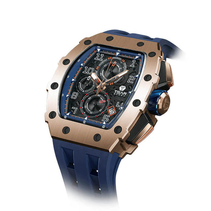 Ceas bărbătesc TSAR BOMBA Royal Midnight Edition TB8204QGBK