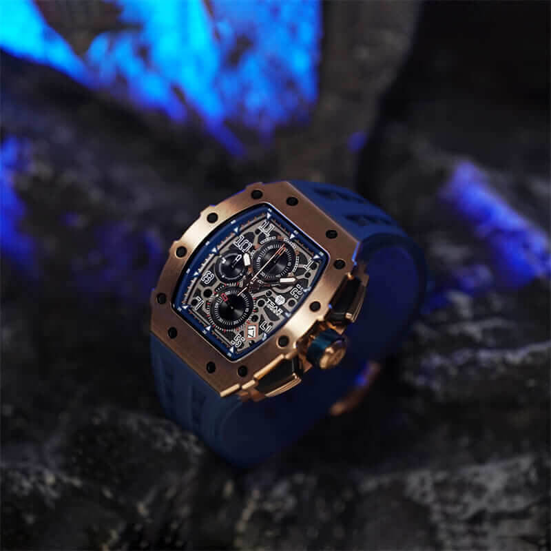 Ceas bărbătesc TSAR BOMBA Royal Midnight Edition TB8204QGBK