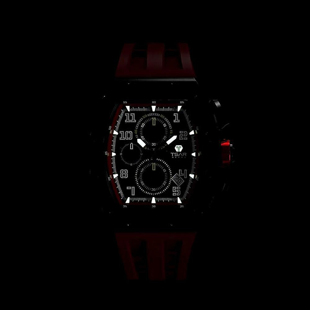 Ceas bărbătesc TSAR BOMBA Red Phantom Limited TB8204QR1