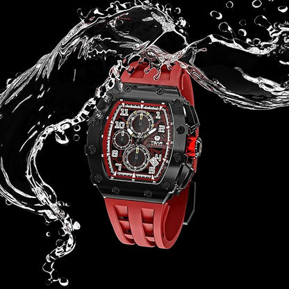 Ceas bărbătesc TSAR BOMBA Red Phantom Limited TB8204QR1