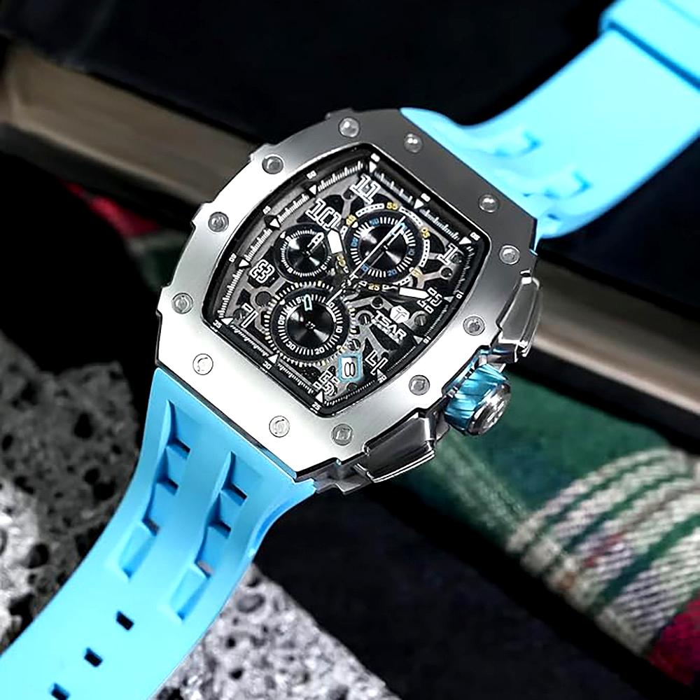 Ceas bărbătesc TSAR BOMBA Ultra Blue Unique Edition TB8204SB