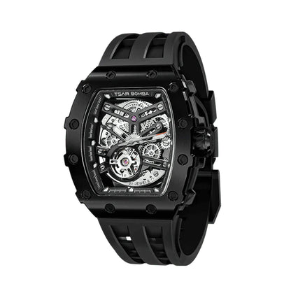 Ceas bărbătesc TSAR BOMBA Black Emperor Automatic JYTB8208ABB