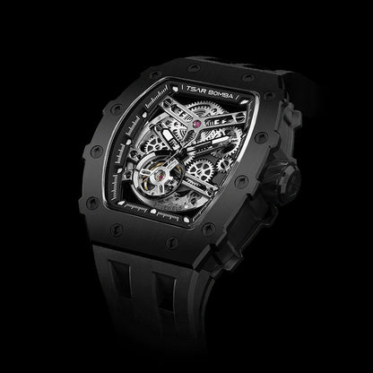 Ceas bărbătesc TSAR BOMBA Black Emperor Automatic JYTB8208ABB