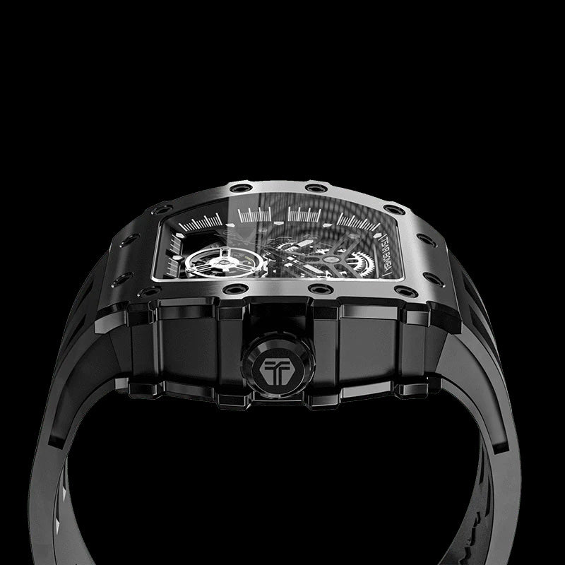Ceas bărbătesc TSAR BOMBA Black Emperor Automatic JYTB8208ABB