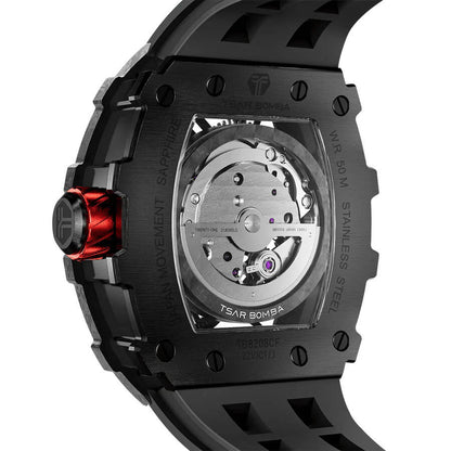 Ceas bărbătesc TSAR BOMBA Carbon Fiber Automatic JYTB8208CFB