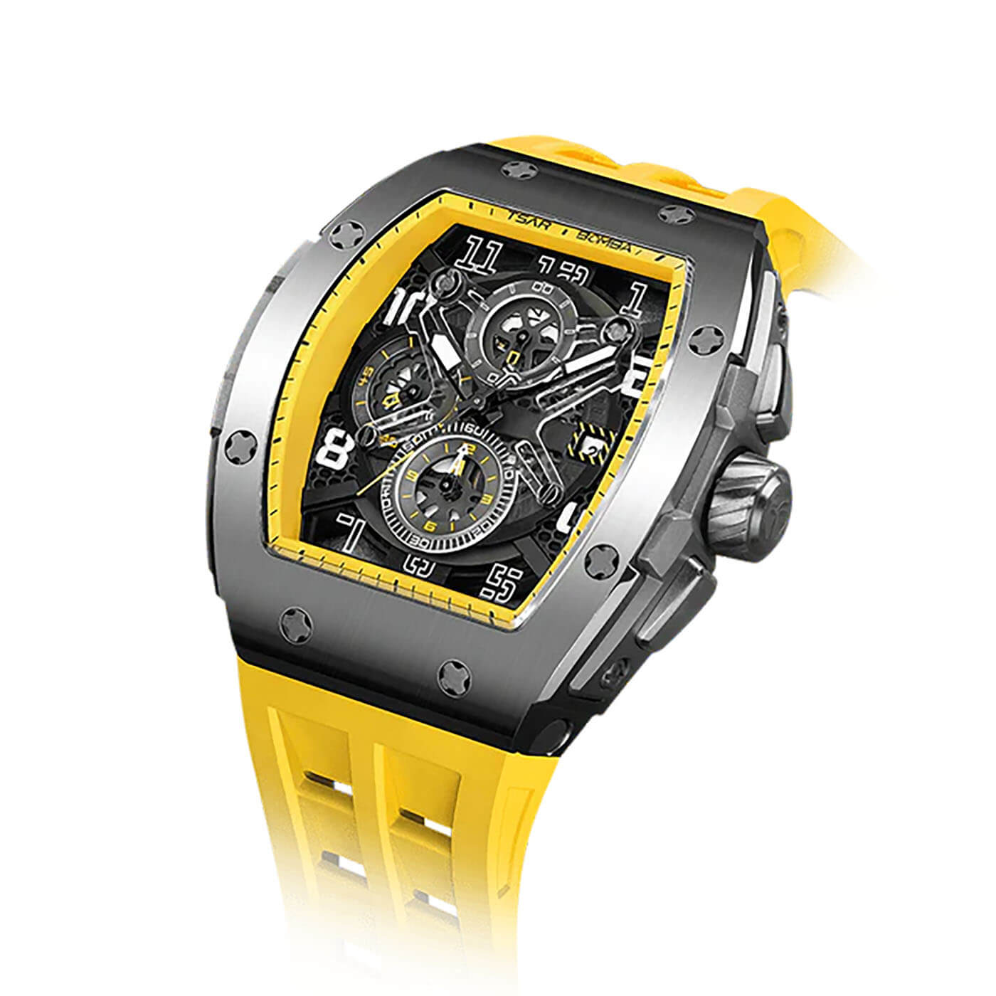 Ceas bărbătesc TSAR BOMBA Ediția Yellow Majesty TB8211BY