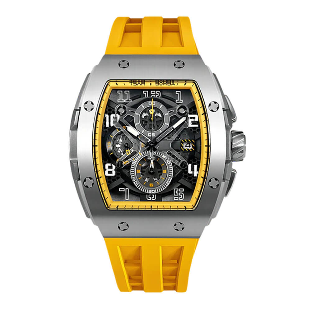 Ceas bărbătesc TSAR BOMBA Ediția Yellow Majesty TB8211BY