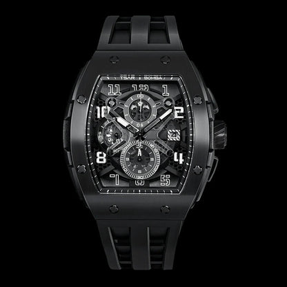 Ceas bărbătesc TSAR BOMBA Black Majesty Edition TB8211BB