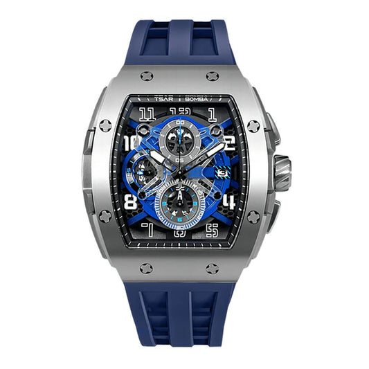 Ceas bărbătesc TSAR BOMBA Ediția Blue Majesty TB8211BS