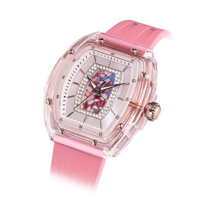 Ceas de damă TSAR BOMBA Crystal Chic Swiss TB8219P
