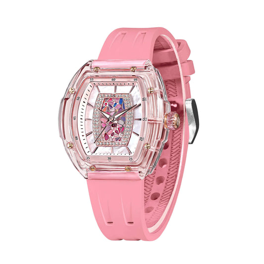 Ceas de damă TSAR BOMBA Crystal Chic Swiss TB8219P