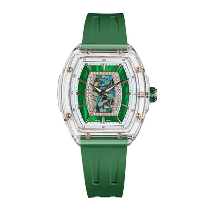 Ceas de damă TSAR BOMBA Crystal Chic Swiss TB8219G